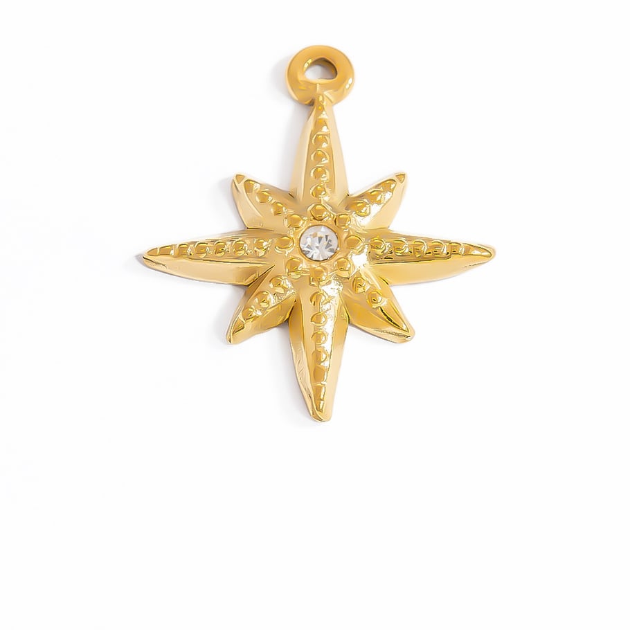 Vacation Style Stainless Steel  Gold Color DIY Pendants Picture7