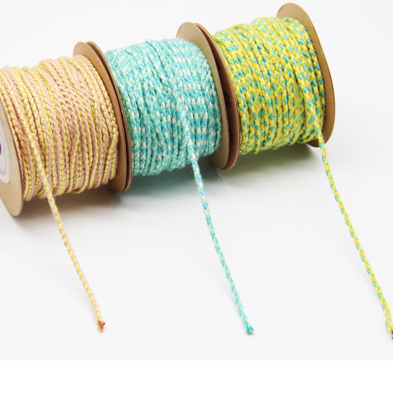 1 Reel DIY Series Colorful Knit 15 Meter Cotton Thread Jewelry Cords Picture2