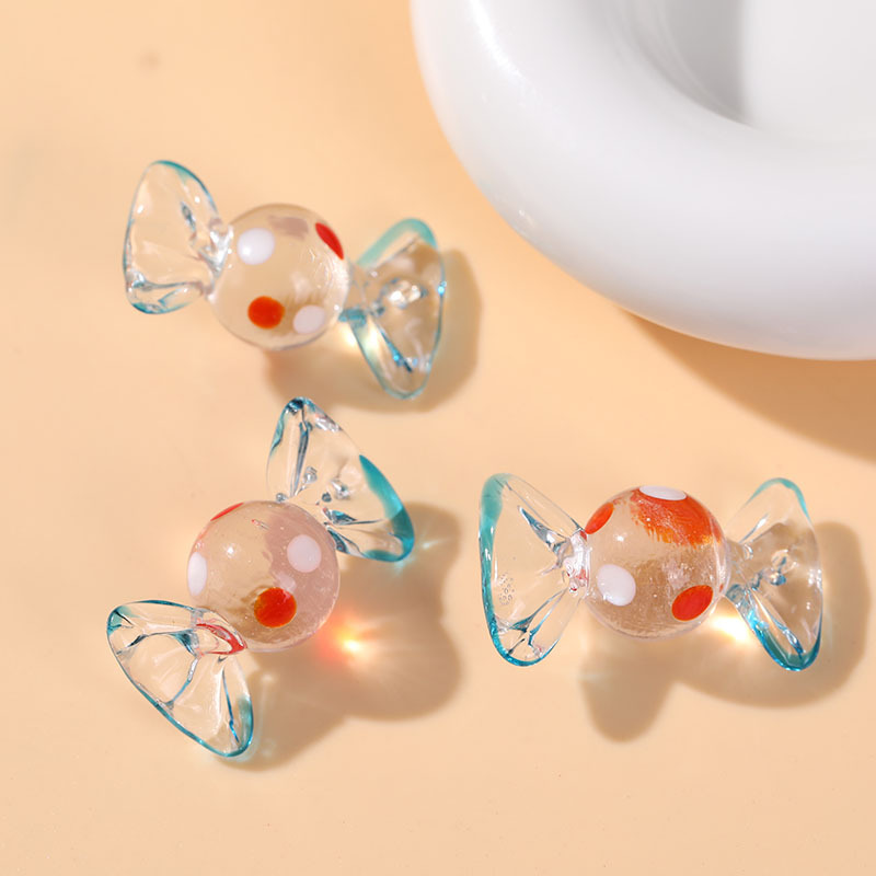 Glänzende Süßigkeiten Bunte Glasperlen zum Selbermachen von Schmuck Bild2