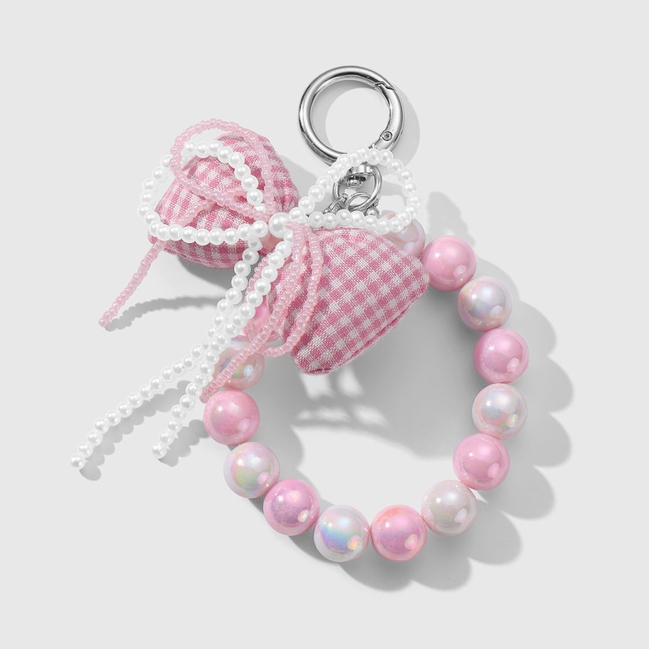 Sweet Beaded Bow Knot Bag Charms 