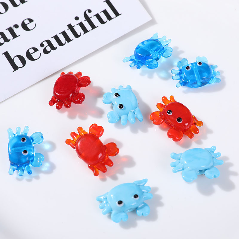 Oceanic Colorful Crab Glass DIY Jewelry Beads Picture5