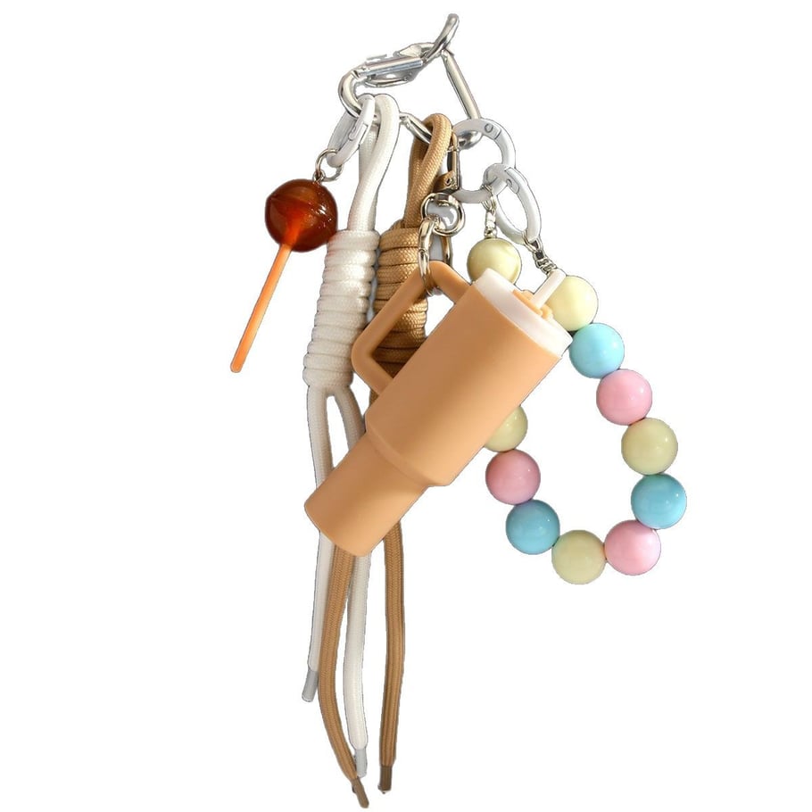 1 Piece Simple Series Sweet Beads Water Cup Women's Bag Charms Picture6