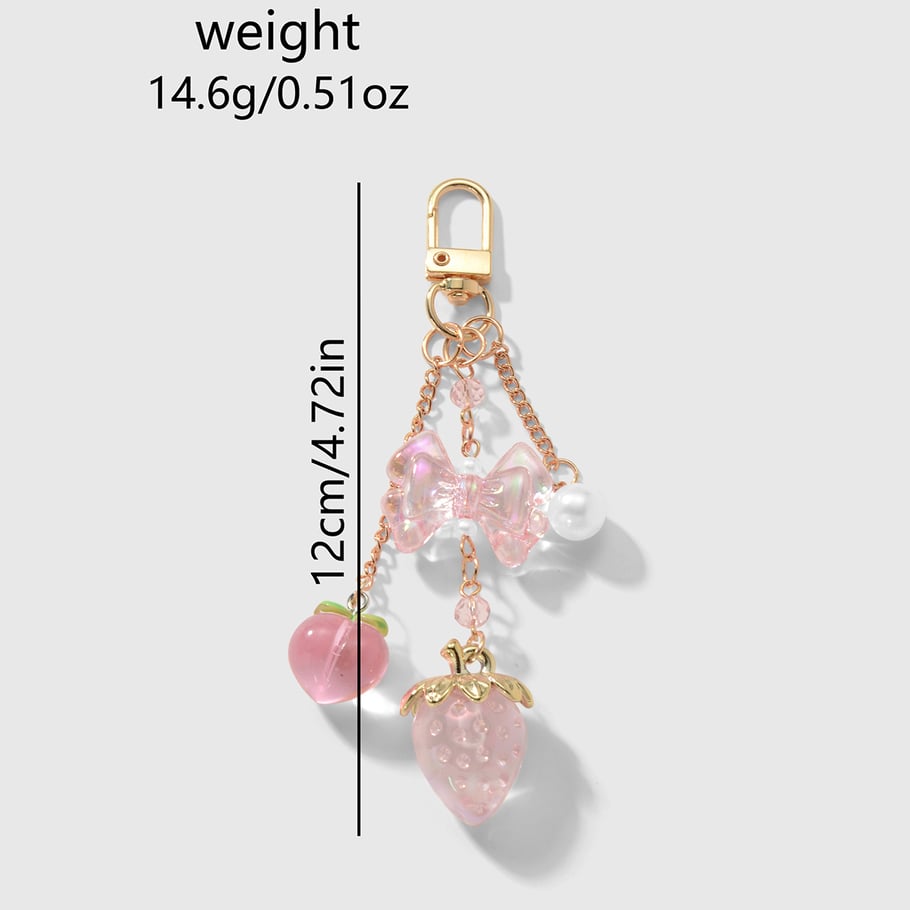 Sweet Strawberry Bag Charms Picture2