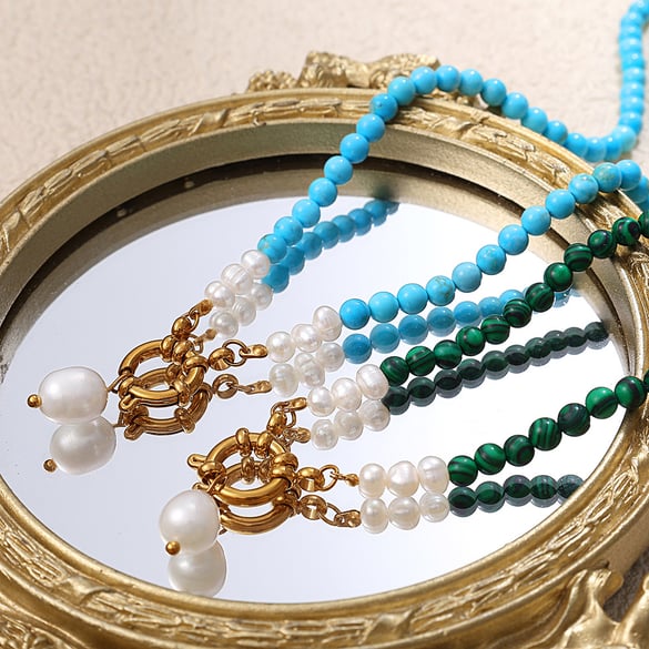 Nature Beads Necklaces 2