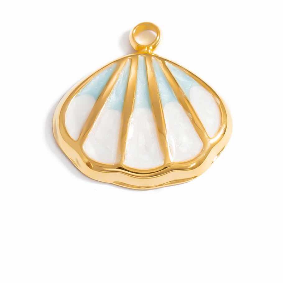 Sweet Heart Stainless Steel Gold Color DIY Pendants Picture4