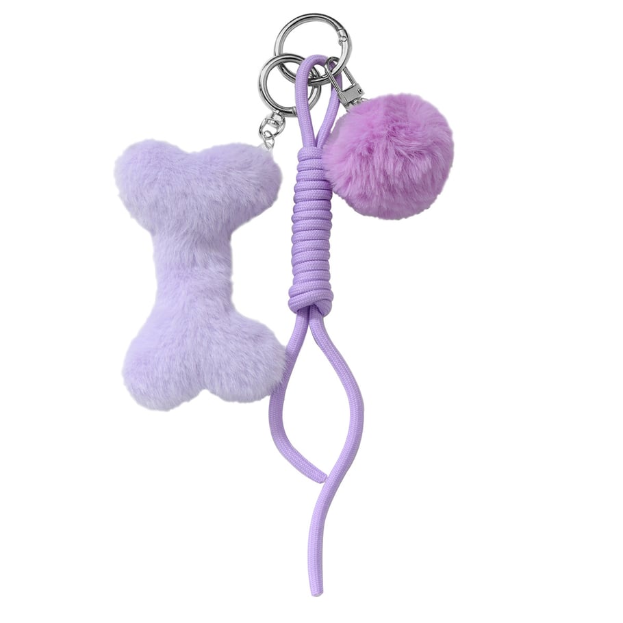 1 Piece Cute Plush Bone Bag Charms Picture9