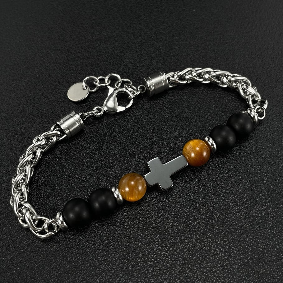 Chic Beads Stainless Steel Men's Chain Bracelets Picture2