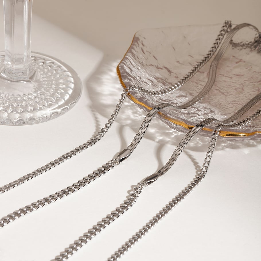 1 Piece Stainless Steel Women's Layered Necklaces Picture4