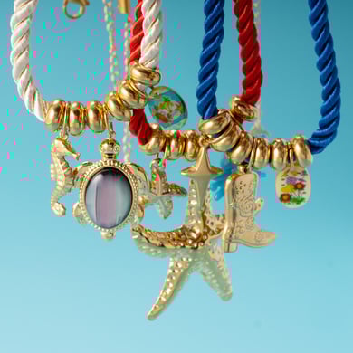 1 Piece Stylish Series Retro Starfish Rope Stainless Steel Gold Color Women's Pendant Necklaces h5 Picture3