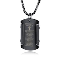 【1556】Black single pendant + matching chain Picture2