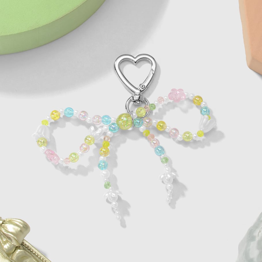 Colorful Heart Keychain Picture6