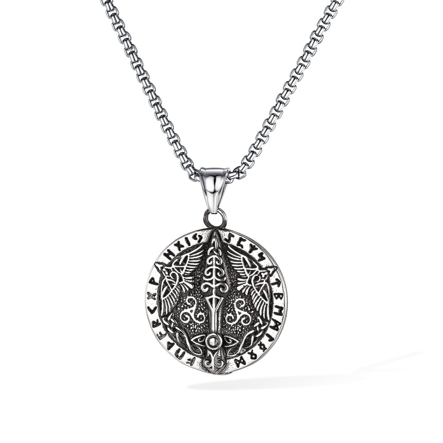 Vintage Sword Stainless Steel Men's Necklaces 