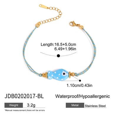 Süße Fisch-Charm-Armbänder h5 