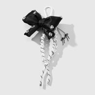 1 black and white bow keychain Picture2