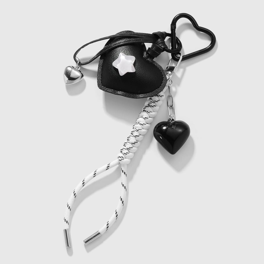 Ins style Heart Shape Bag Charms Picture3
