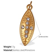 PJ374G White Diamond Gold Pendant Picture4