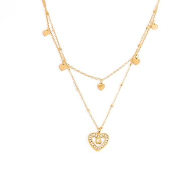 Vacation Shell Stainless Steel Gold Color Women's Pendant Necklaces h5 Picture7