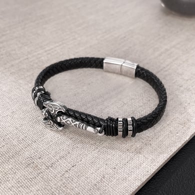 1 Piece Axe Shape Stainless Steel Men's Bracelets h5 Picture3