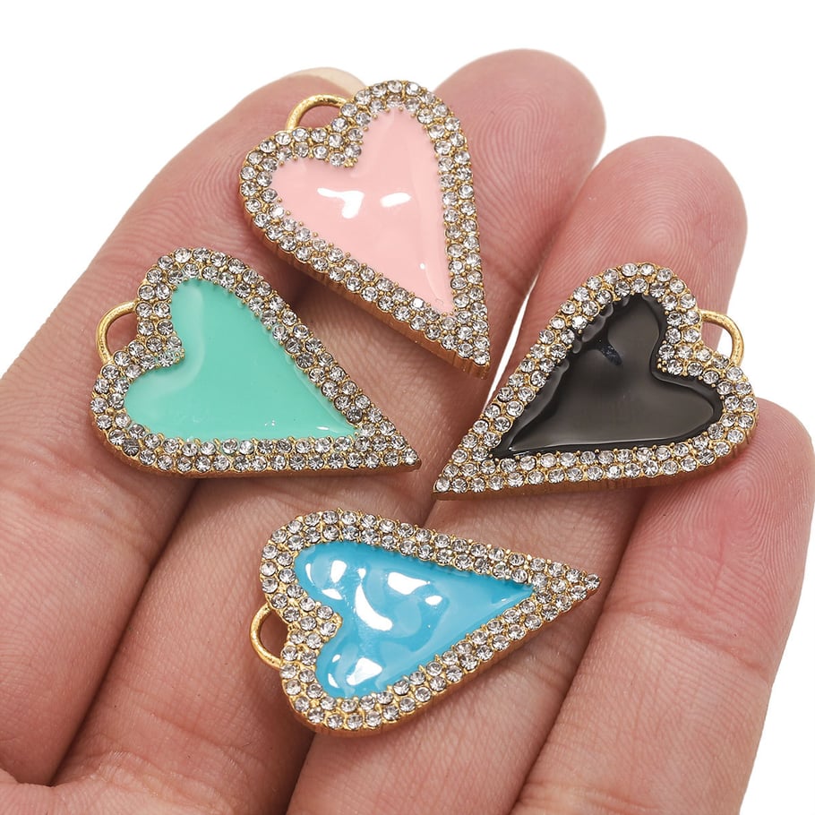 1 Piece Vivid Heart Shape Stainless Steel Women's Pendants Picture5