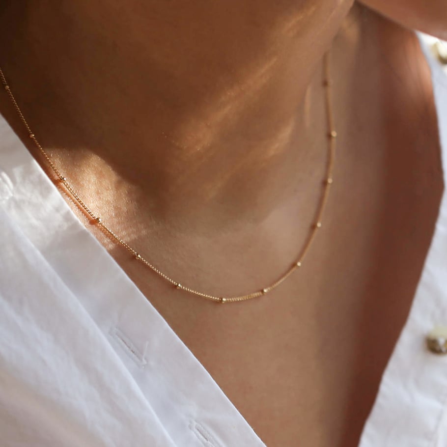 Light Luxury Multi - layer Chain Gold - colored Stainless Steel Women's Necklaces h5Picture3