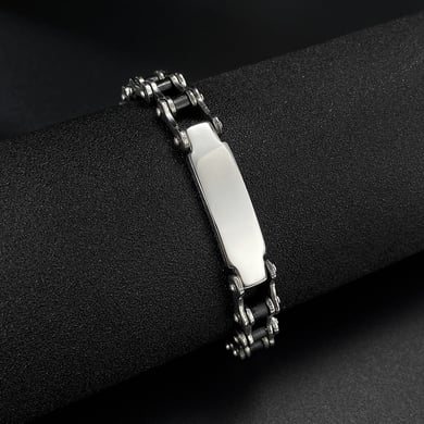 1 Piece Industrial Series Mechanical Stainless Steel Men's Bracelets h5 Picture7