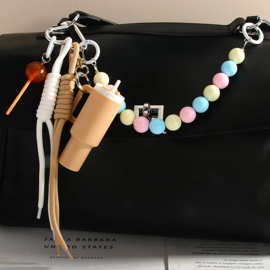 1 Piece Simple Series Sweet Beads Water Cup Women's Bag Charms Picture5