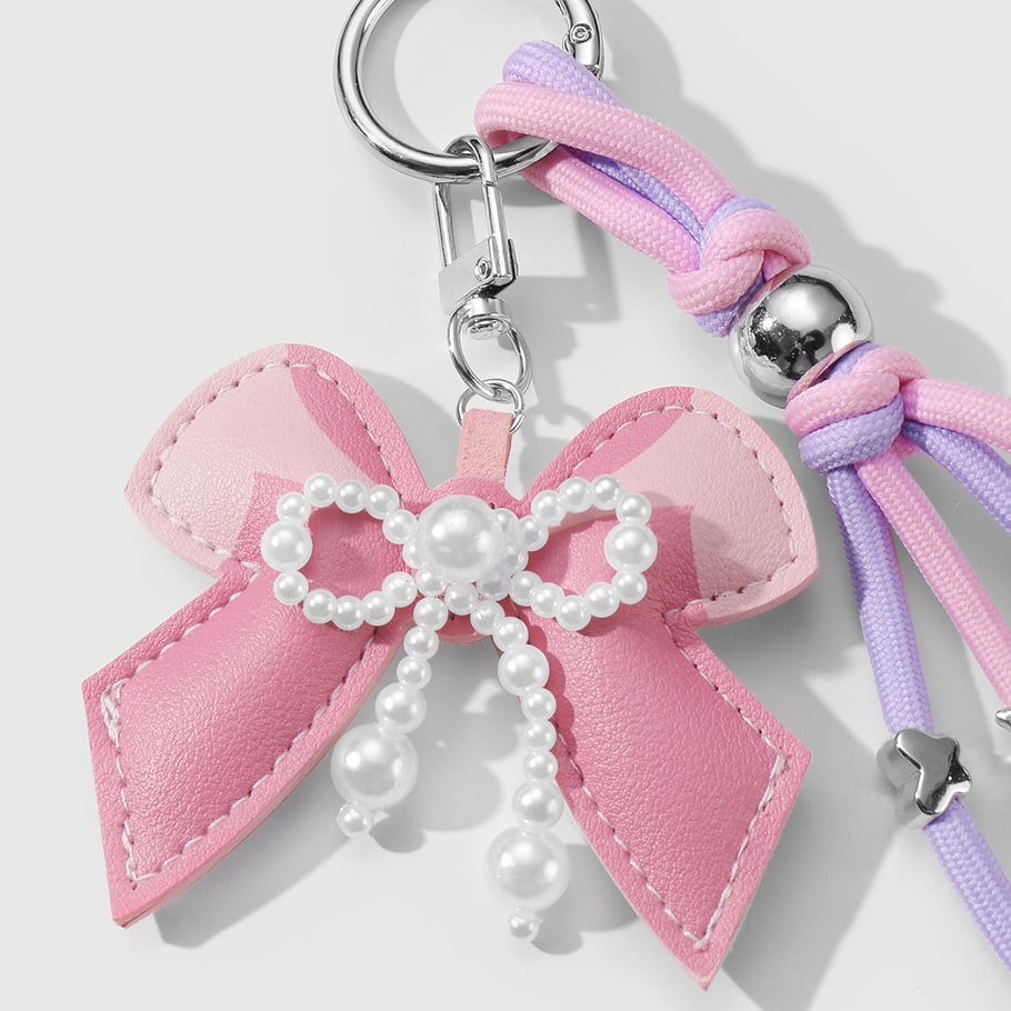 Süße Taschenanhänger mit Schleife und Knoten Bild5