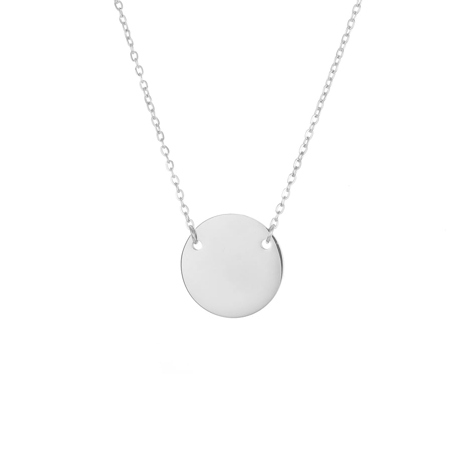 1 Piece Simple Series Simple Chain Stainless Steel   Gold Color  Women's Necklace 