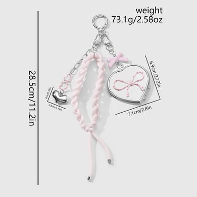 Süße Taschenanhänger mit Schleife und Knoten h5 Bild6