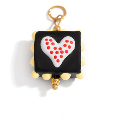 Colorful Heart Stainless Steel DIY Pendant h5 Picture4