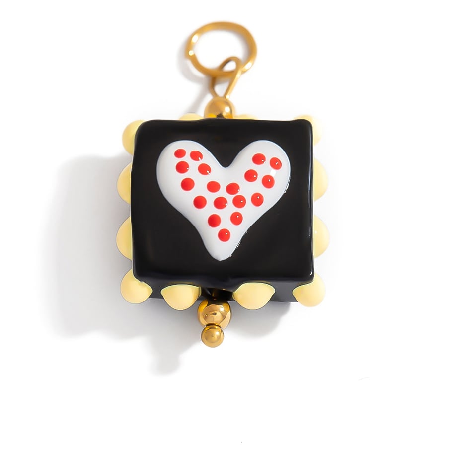 Colorful Heart Stainless Steel DIY Pendant Picture4