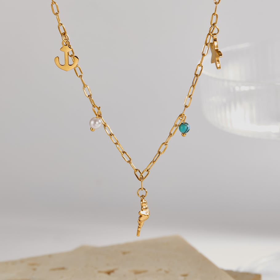 1 Piece Simple Series Simple Turtle Stainless Steel Women's Pendant Necklaces Picture3