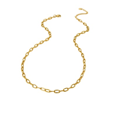 Simple and Stylish Square DIY Gold - colored Stainless Steel Links h5 Picture5