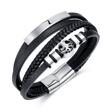 1 Piece Tree Of Life Stainless Steel Men's Bracelets h5 