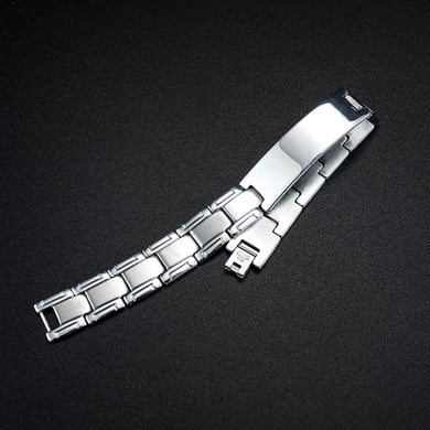 1 Piece Minimalist Geometric Stainless Steel Men's Bracelets h5 Picture2