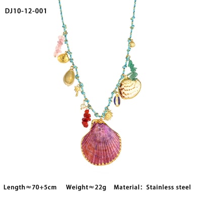 1 Piece Designable Ocean Stainless Steel Shell Women's Waist Chains h5 Picture2