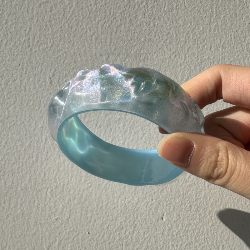 1 Piece Simple Geometric Acrylic Women's Bangles Picture5