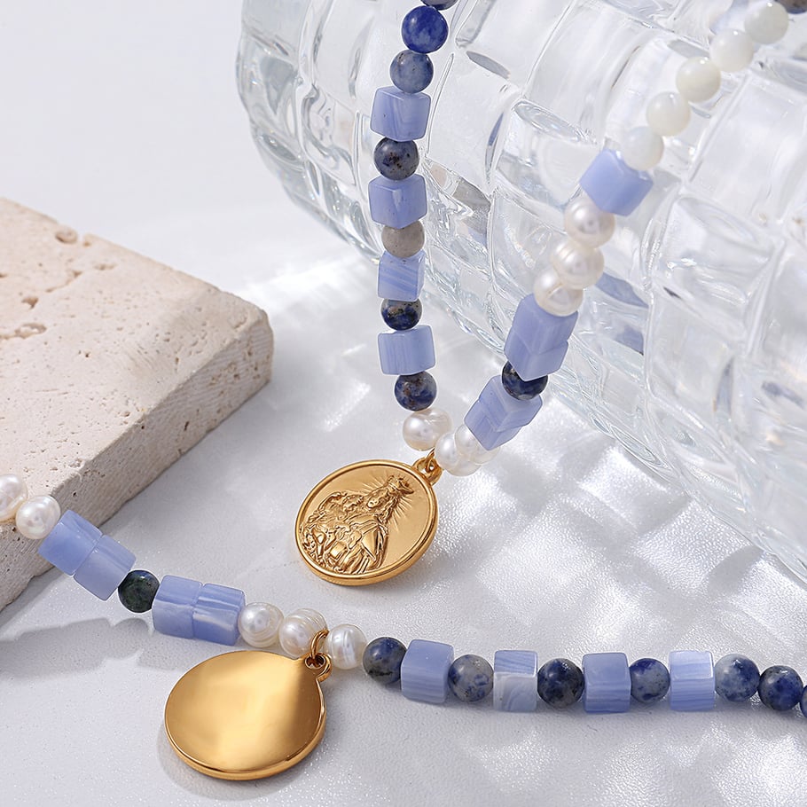 Nature Beads Necklaces Picture3