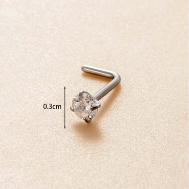1 Piece Colorful Zircon Women's Nose Stud h5 Picture2