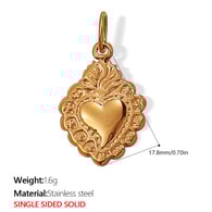 PJ308G Gold Pendant/8 Picture3