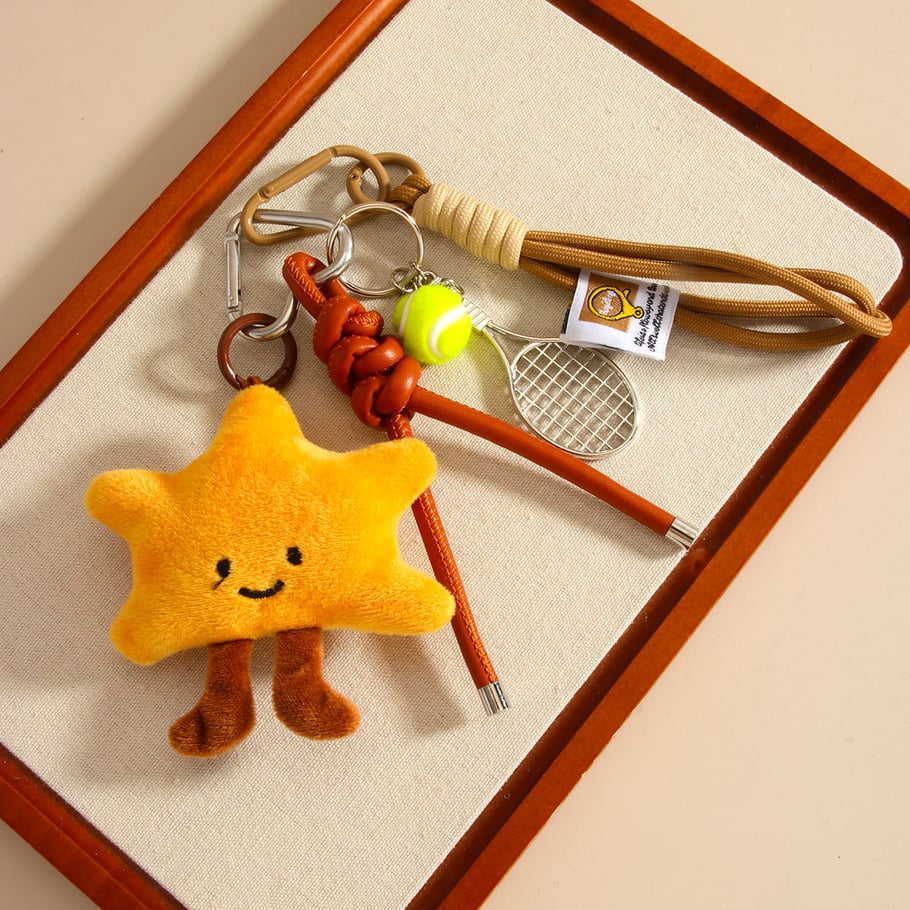 1 Piece Simple Series Cute Star Fabric Women's Bag Charms Picture4