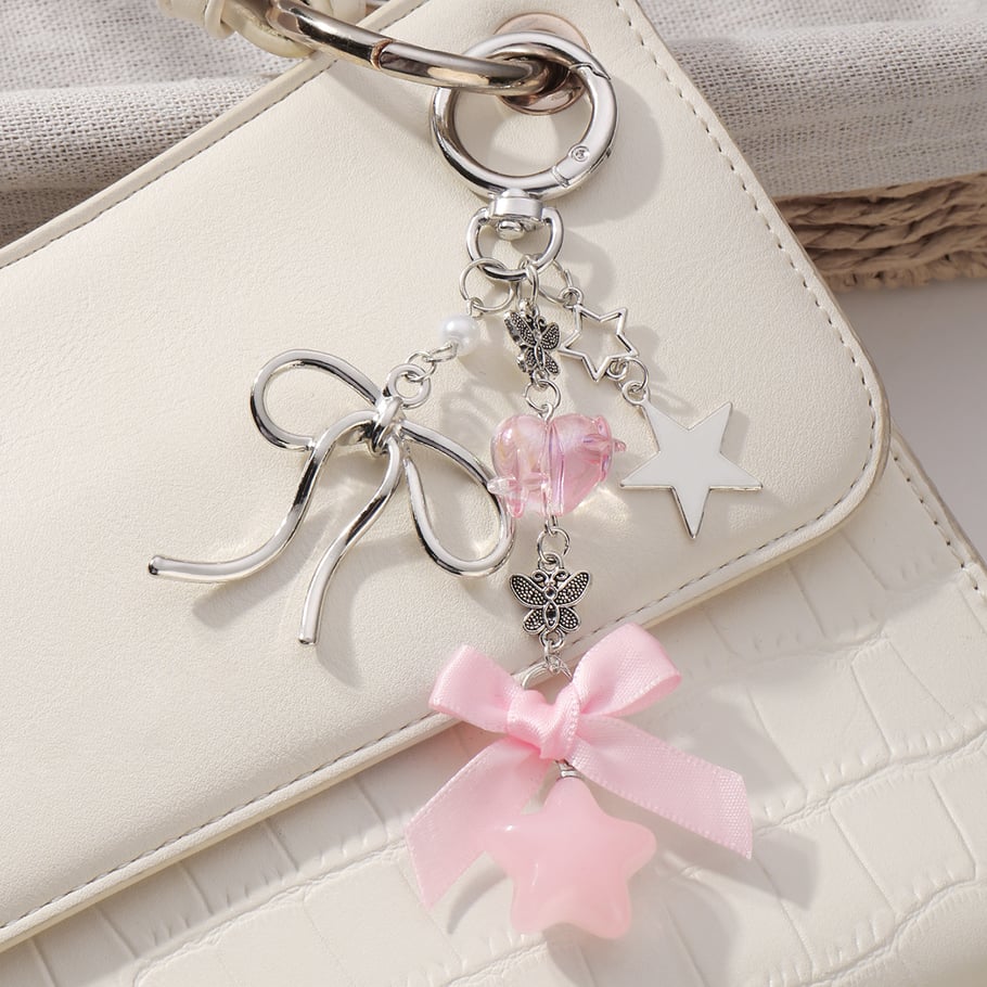 Sweet Bow Knot Bag Charms Picture5