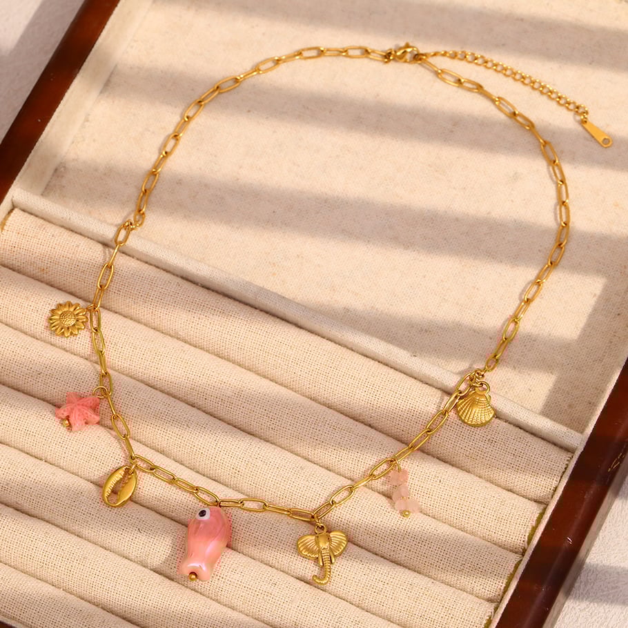 Sweet Oceanic Shell Women's Pendant Necklaces Picture6