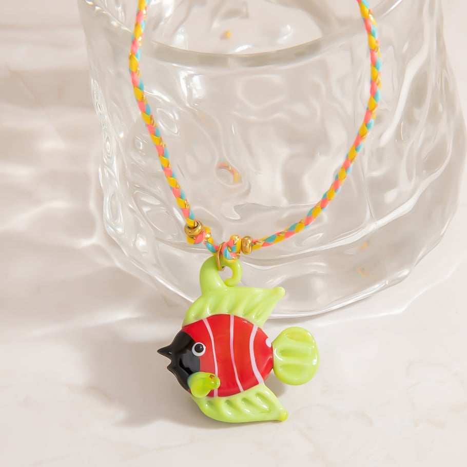 Tropical Fish Glass Women's Pendant Necklaces Picture7