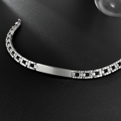 1 Stück Simple Series Punk Geometric Edelstahl Herrenarmbänder h5 Bild8