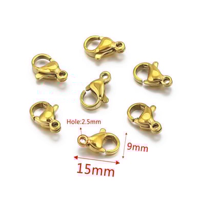 1 Piece DIY  Lobster Clasp Stainless Steel Women's Pendants h5 Picture2