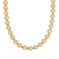 Collana in zirconio bianco-oro e bianco Immagine4