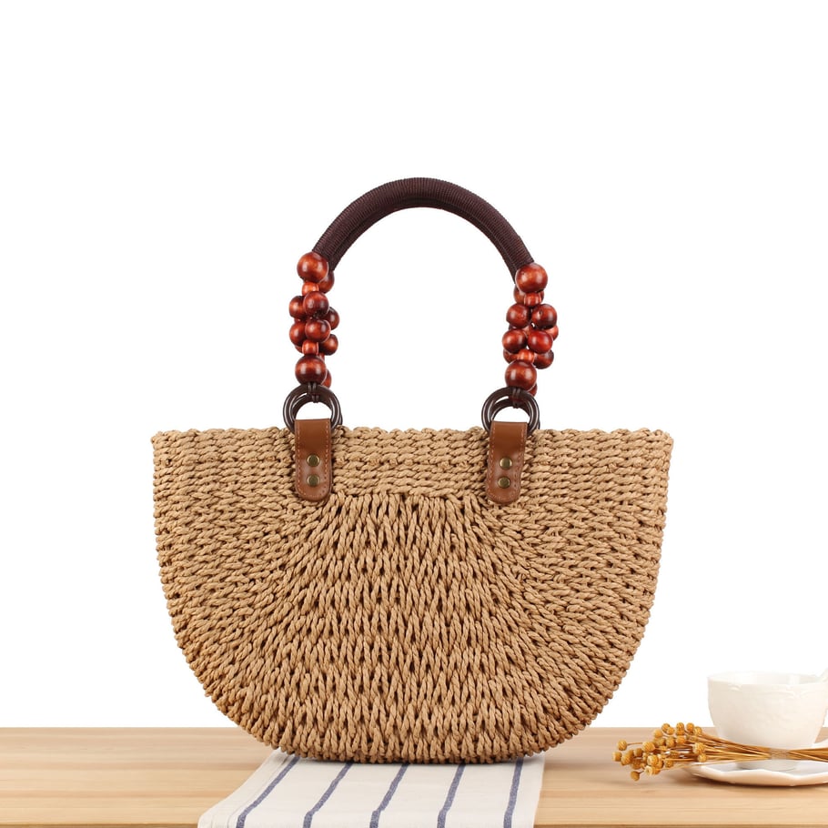Borse tote intrecciate retrò 