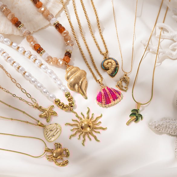 Luxury - inspired Design Resort Series Stainless Steel Women's Necklaces