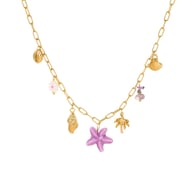 NMSN-E429-1 Collar de estrella de mar morada Imagen3